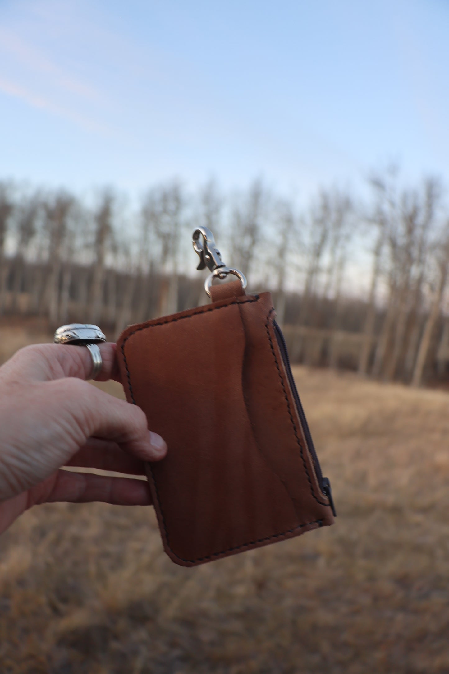 Leather Card + Coin Wallet