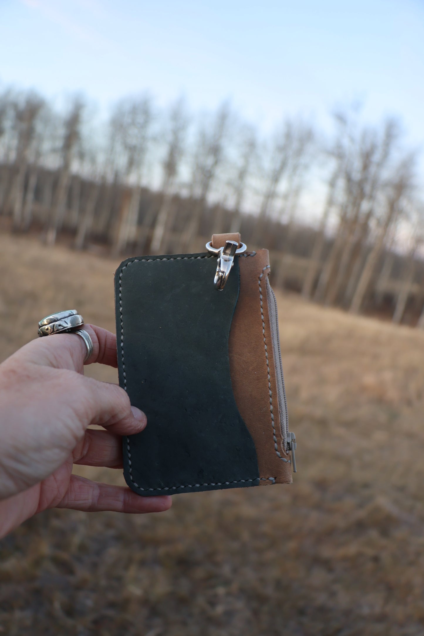 Leather Card + Coin Wallet