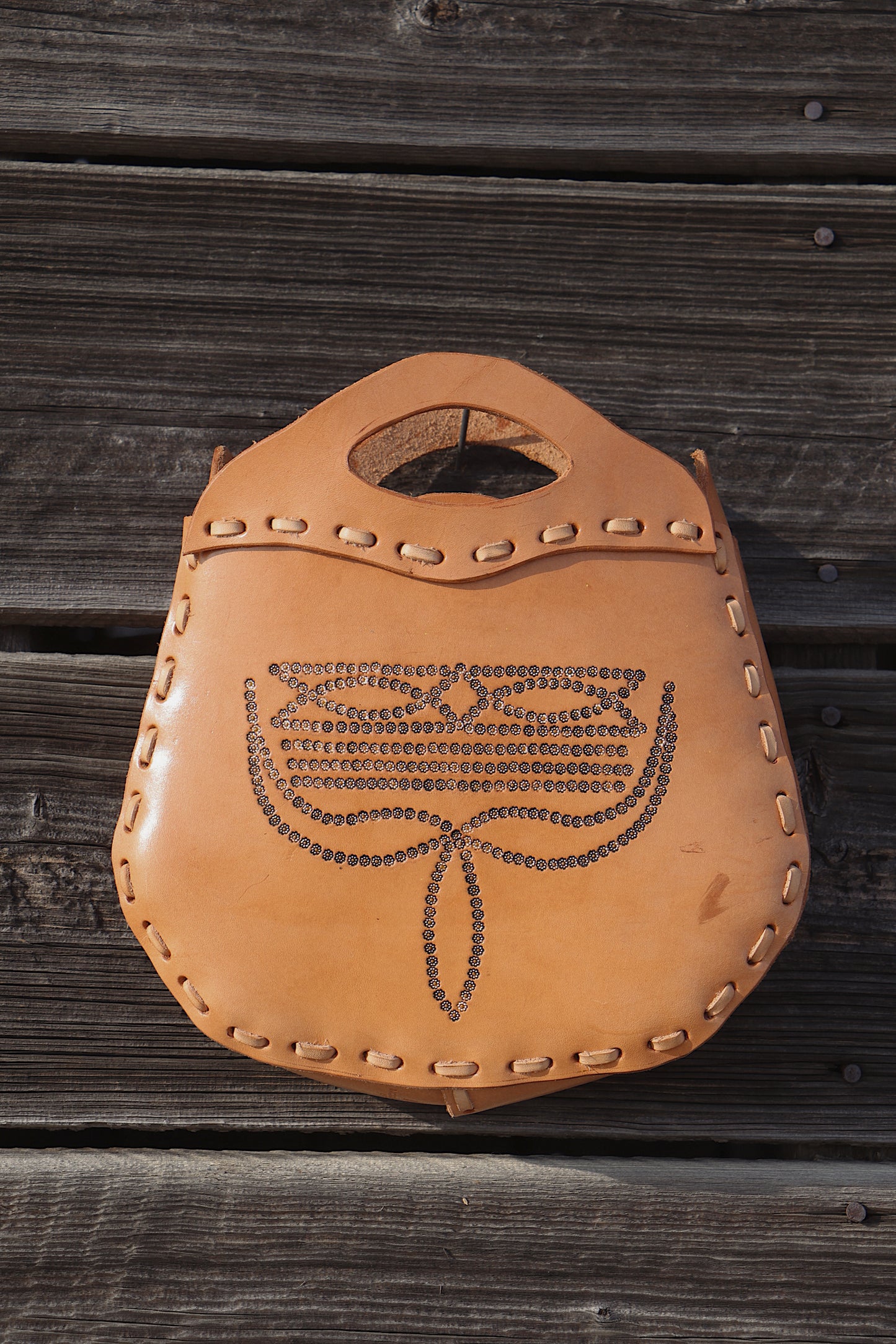 The Western Woodstock Handbag (NATURAL)