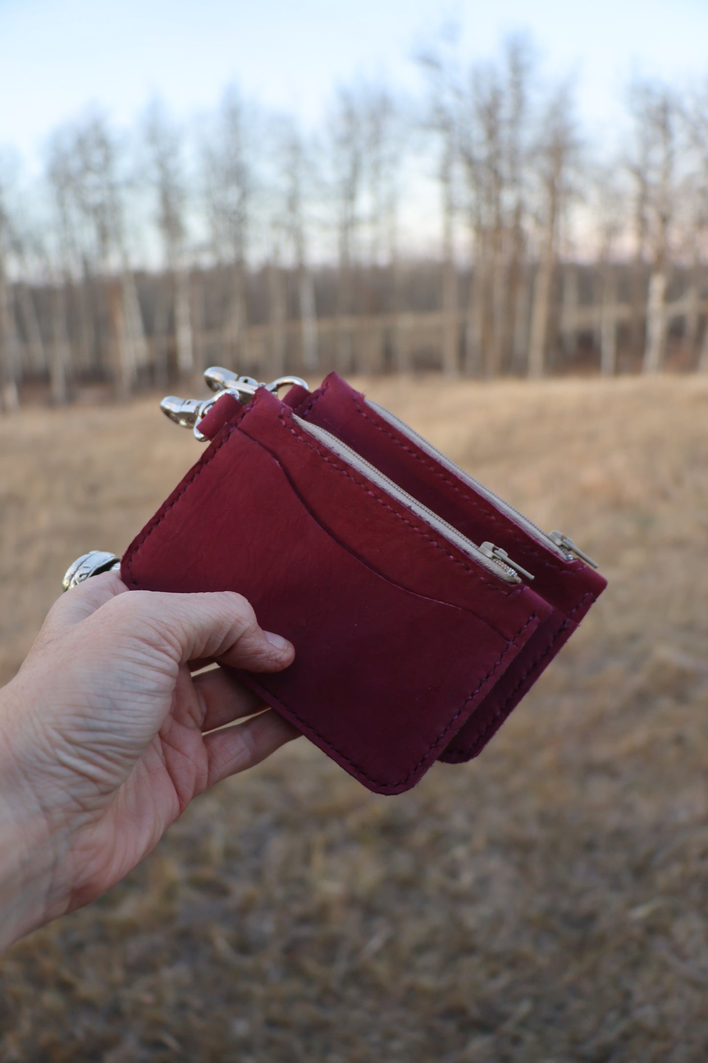 Leather Card + Coin Wallet