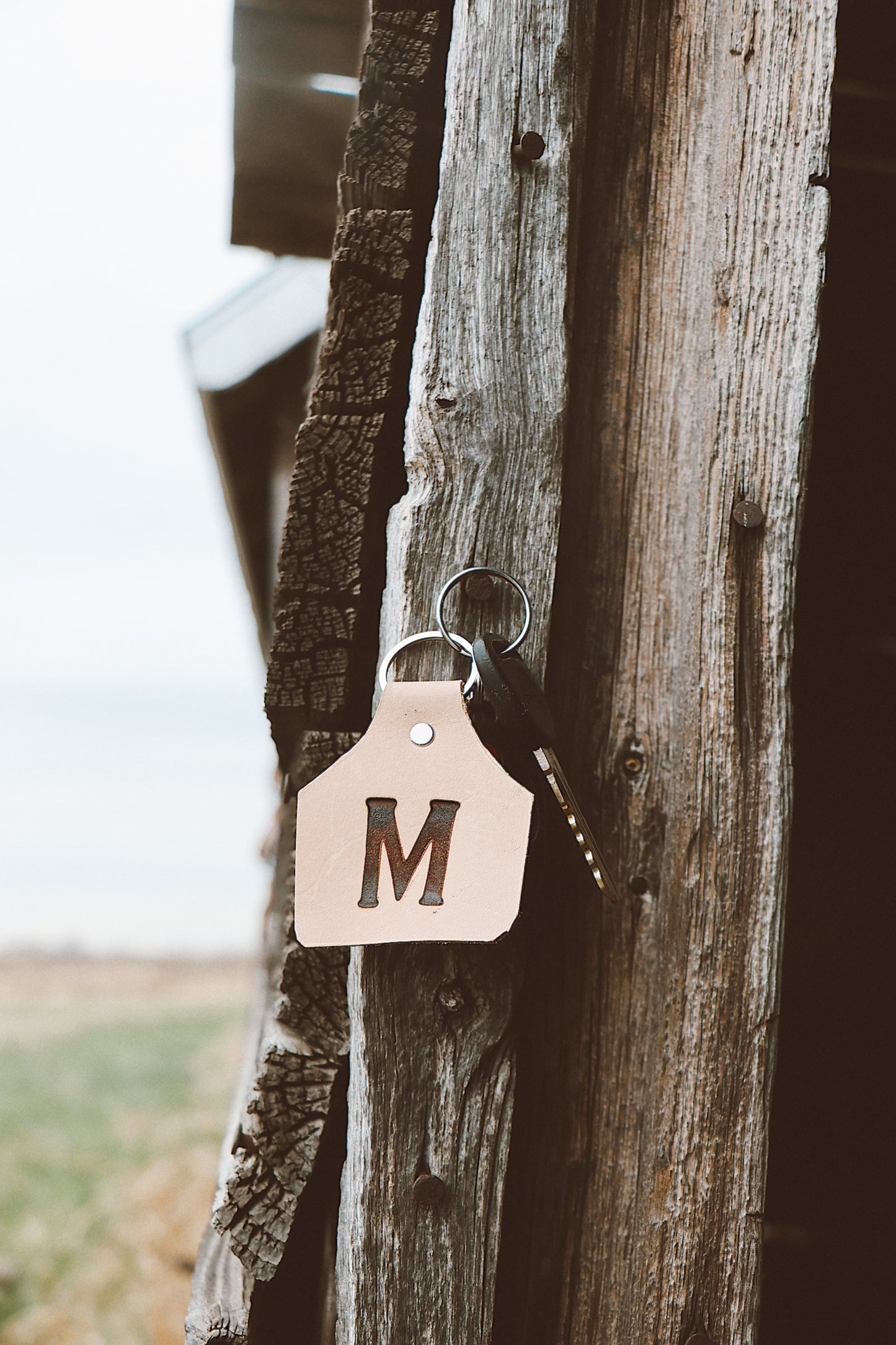 Branded Initial Key Tag