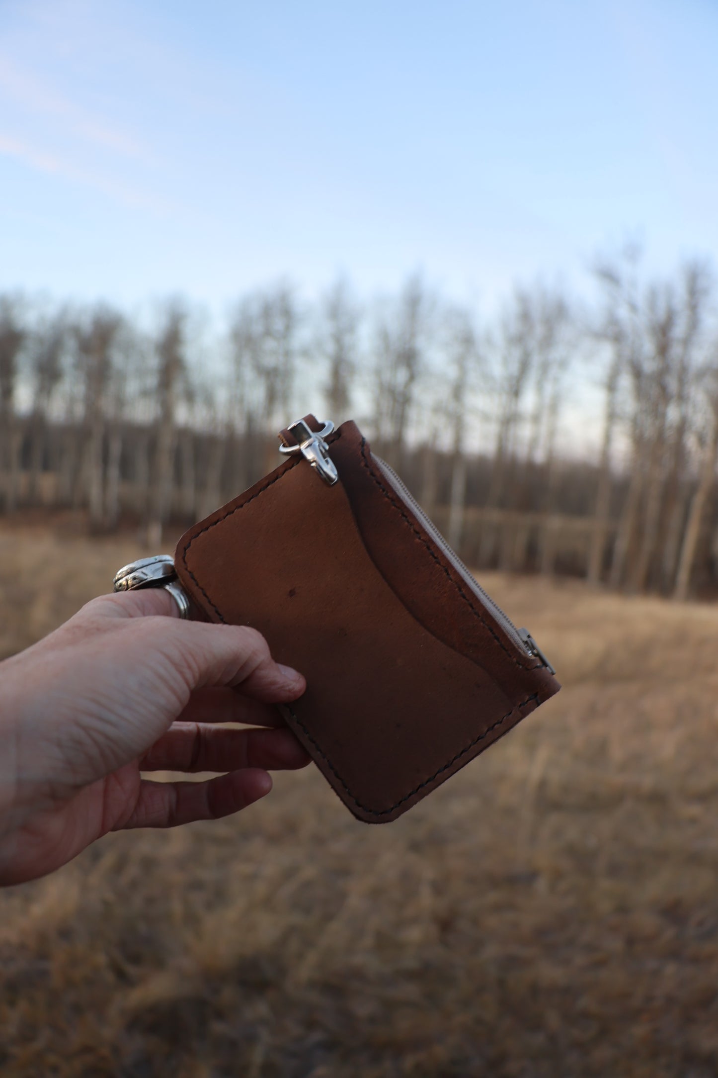 Leather Card + Coin Wallet