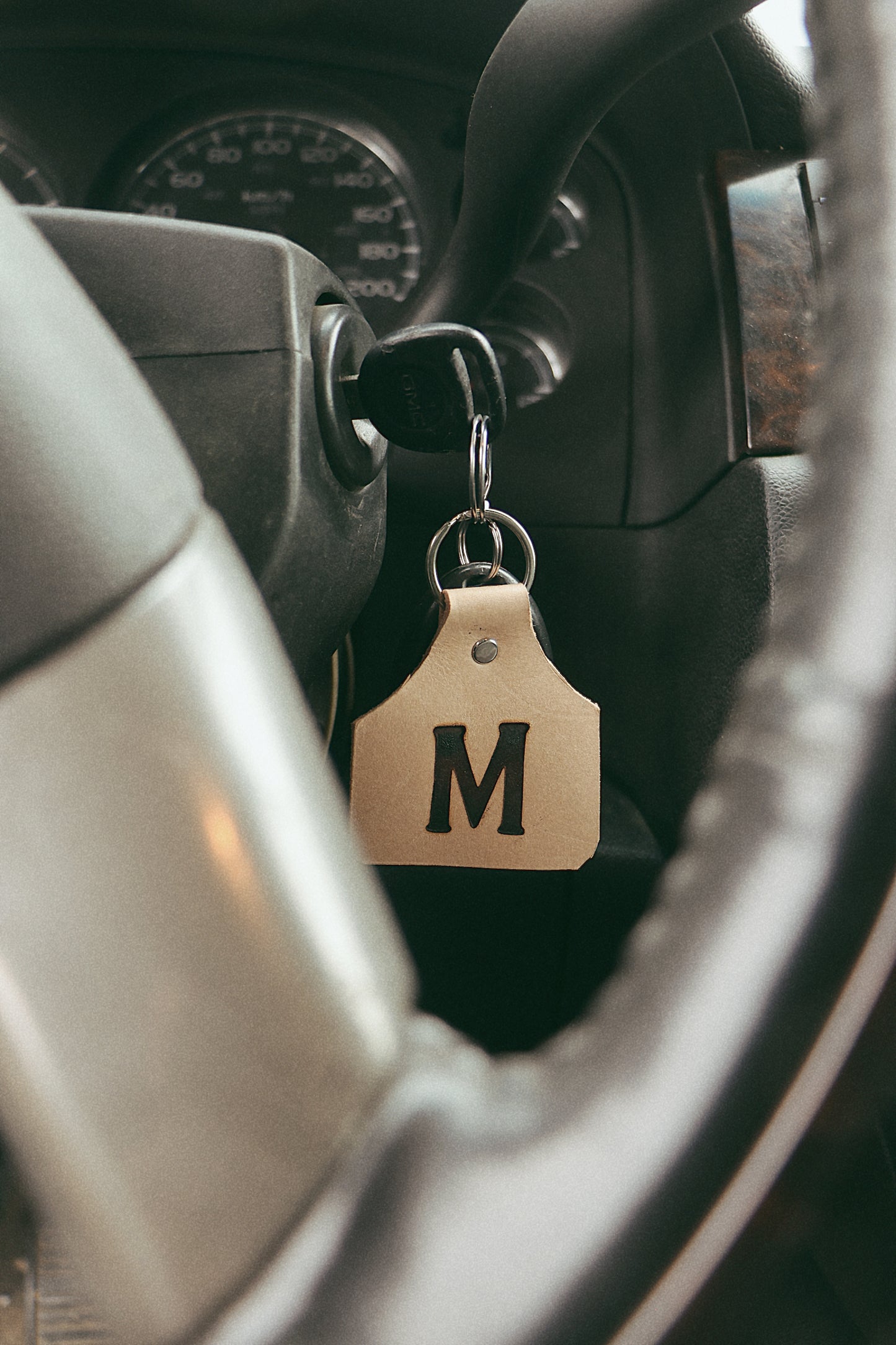 Branded Initial Key Tag