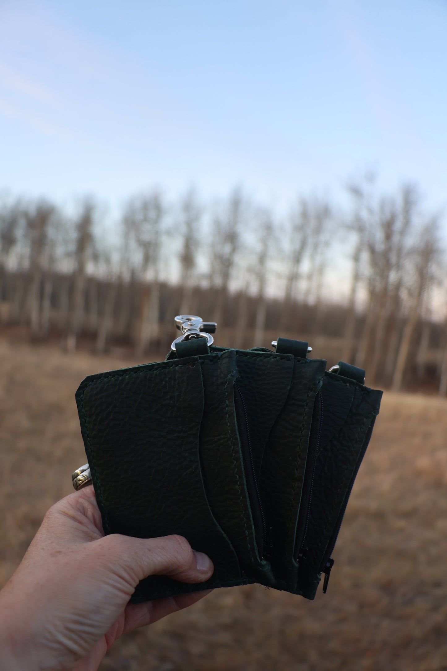 Leather Card + Coin Wallet