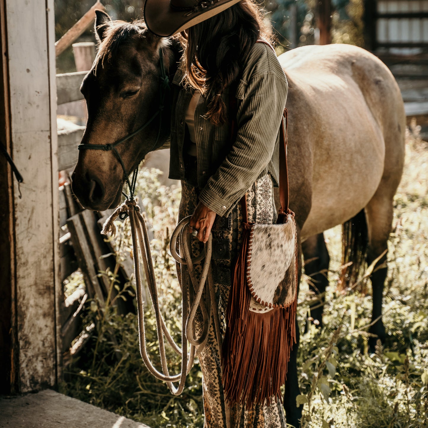 Cowhide Full Fringe