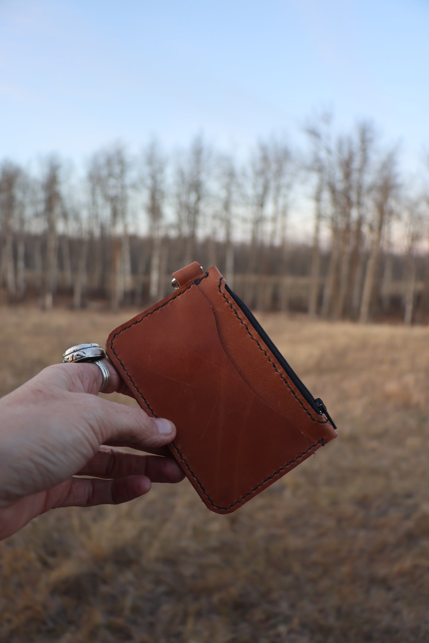 Leather Card + Coin Wallet