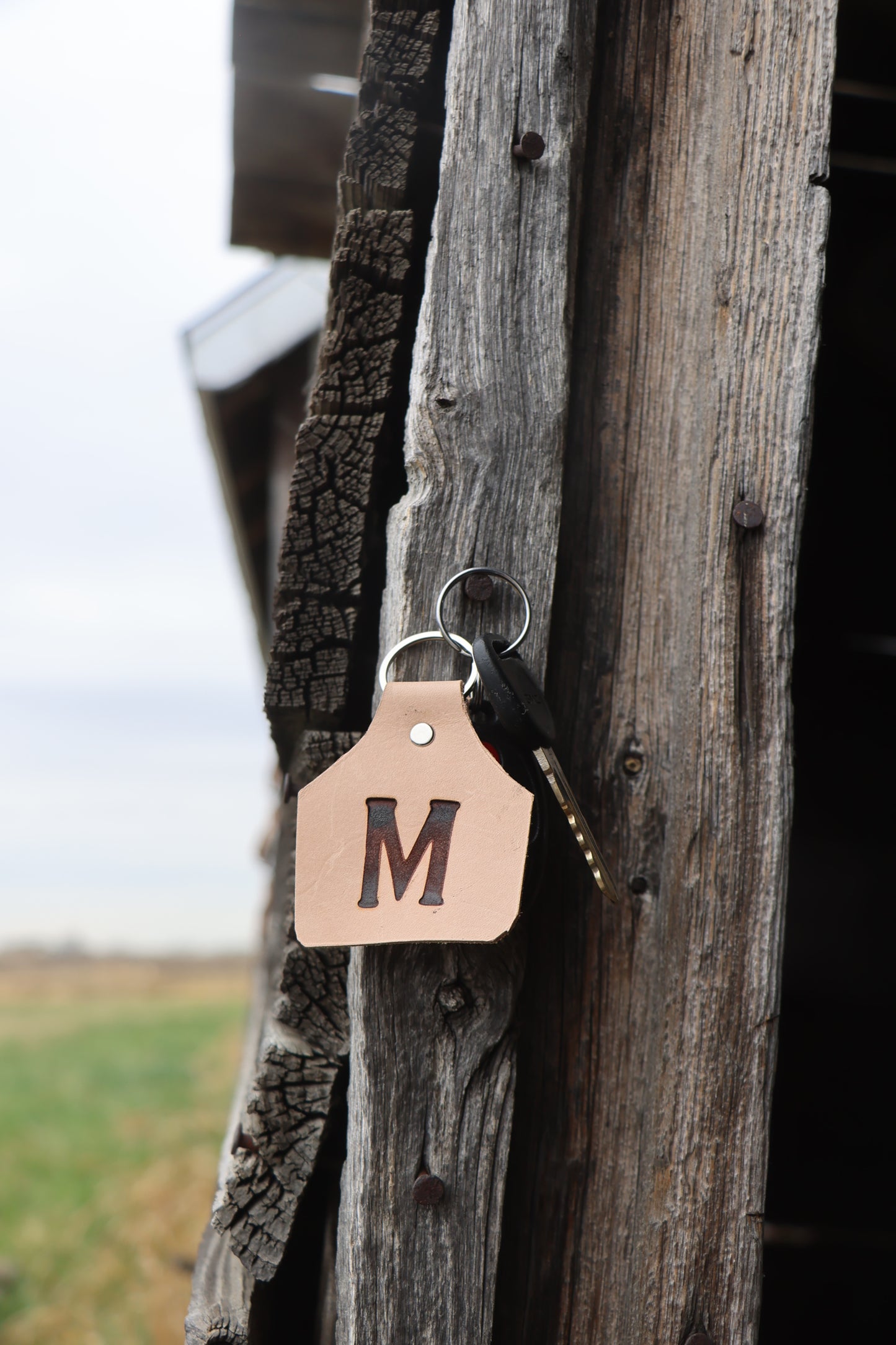 Branded Initial Key Tag